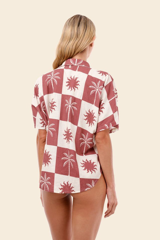 Sunrise Palm Twyla Top