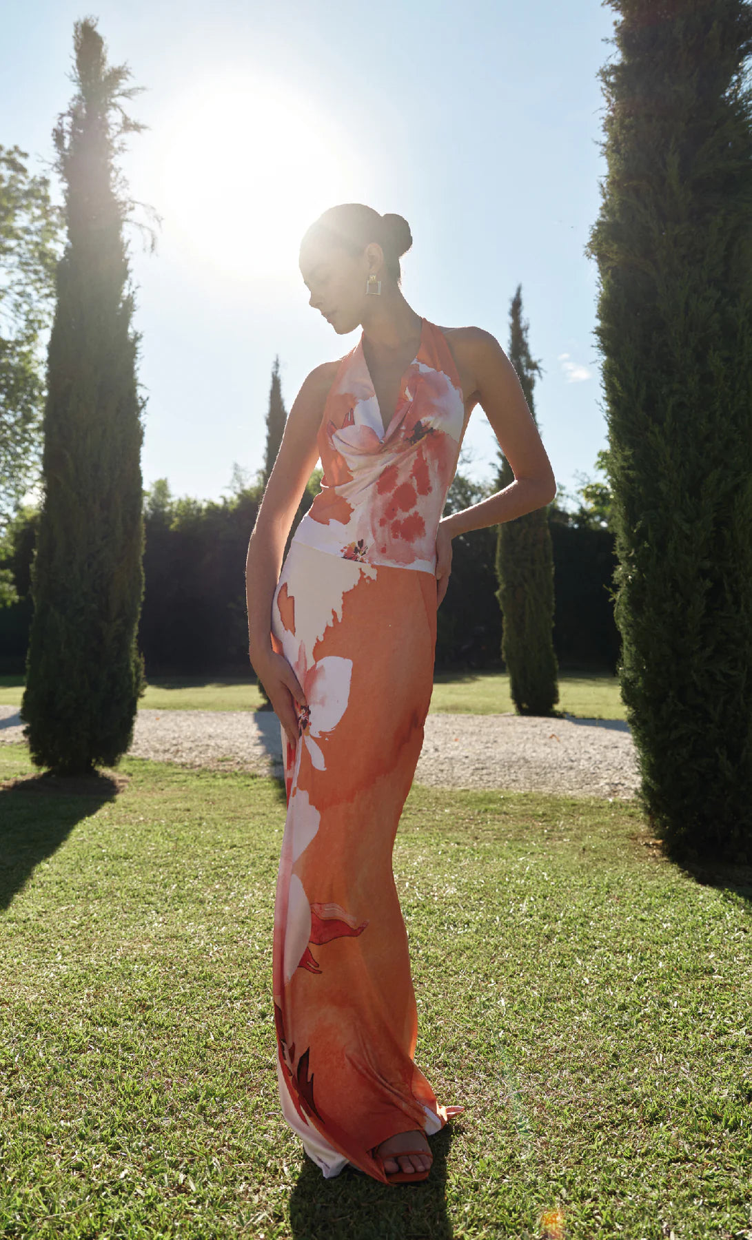 Moon Flower Maxi Dress