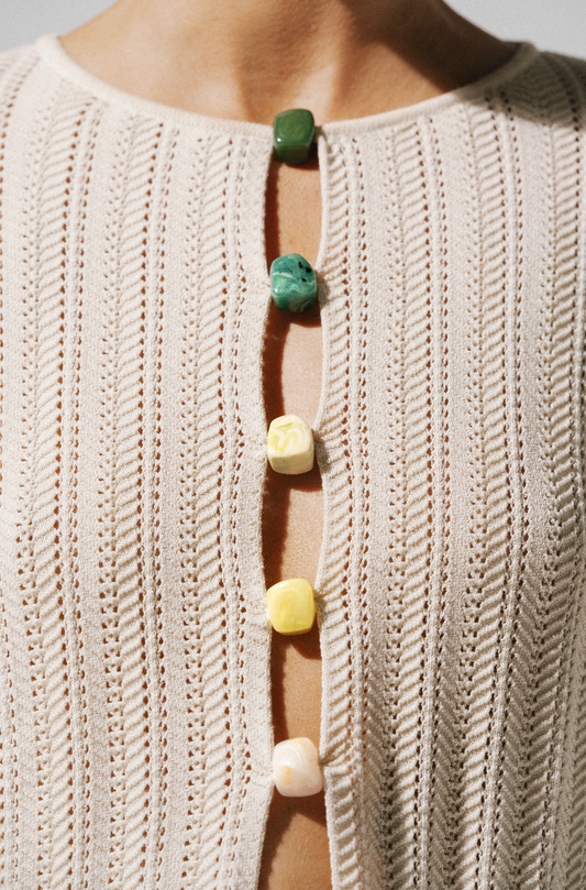 Corsica Top Ivory