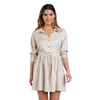 Delphine Coast Tunnel Shirt Dress Cover Up