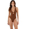 Brown Circle One Piece