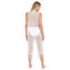 Fringed Out Tank White Set