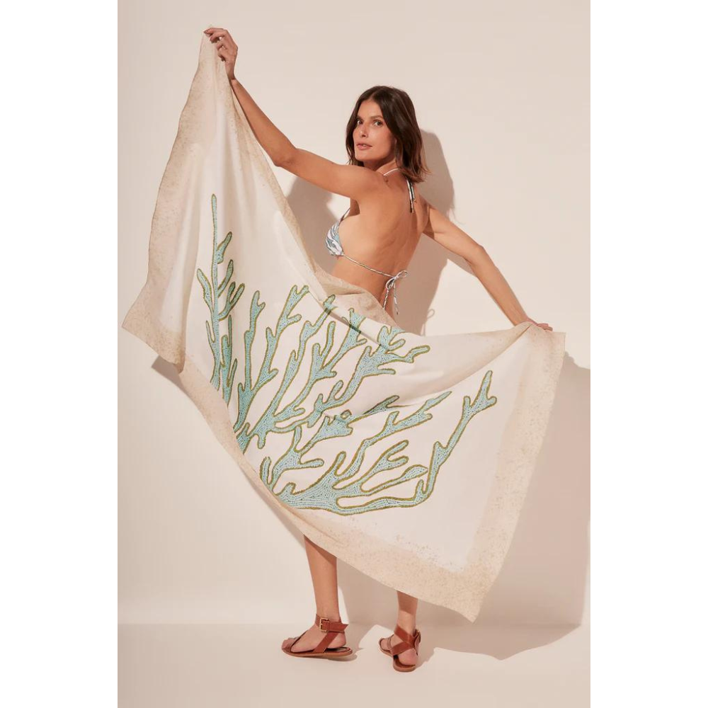 Localized Coral Sarong