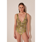 Vases Criss Crossed Strapy One Piece With Hoops