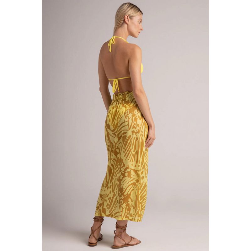 Yellow Zebra Sarong