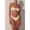 The Nudo Scrunchie Ivory Bikini Set