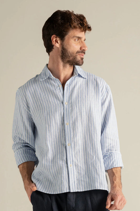 Mens Long Sleeve Relaxed Fit Shirt