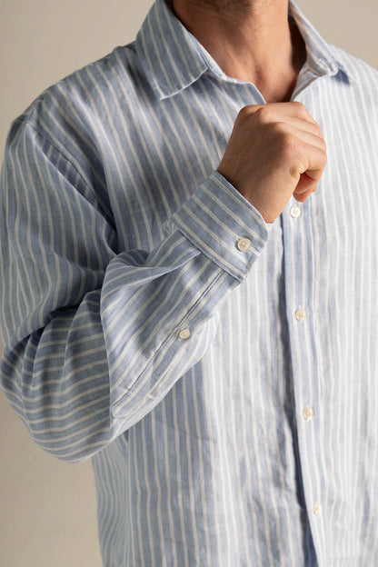 Mens Long Sleeve Relaxed Fit Shirt