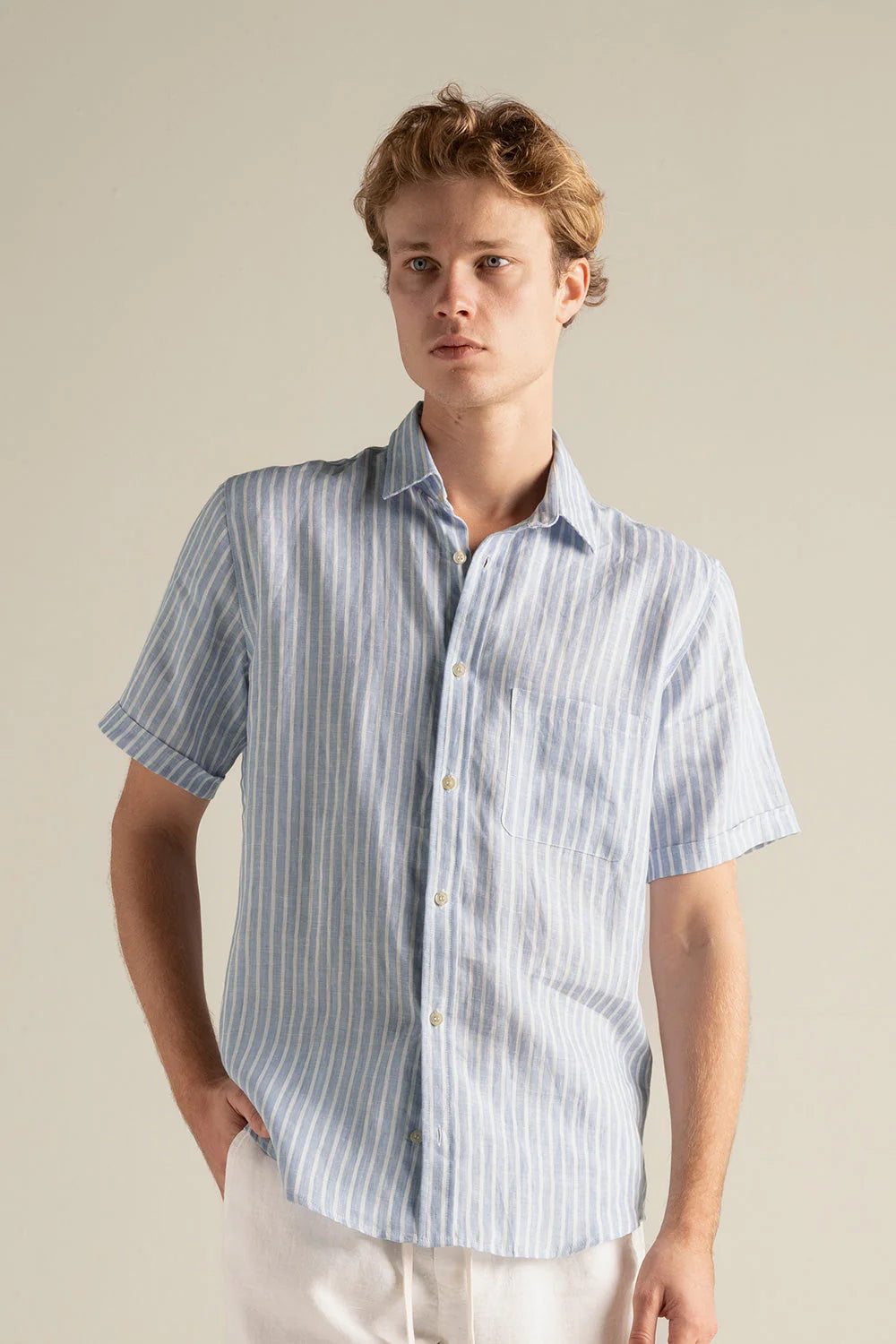 Mens Short Sleeve Relaxed Fit Shirt