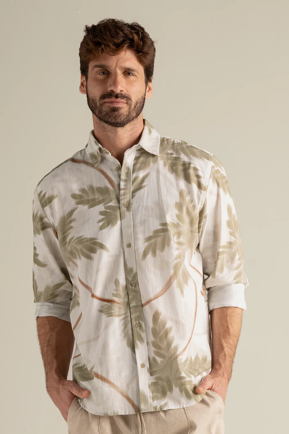 Mens Tropical Shirt