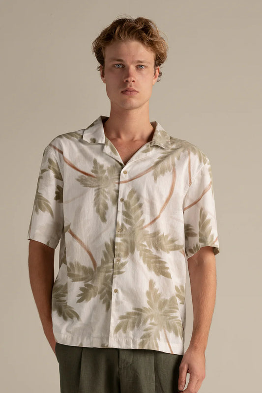 Mens Tropical Short Sleeve Shirt