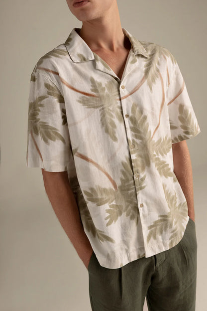 Mens Tropical Short Sleeve Shirt