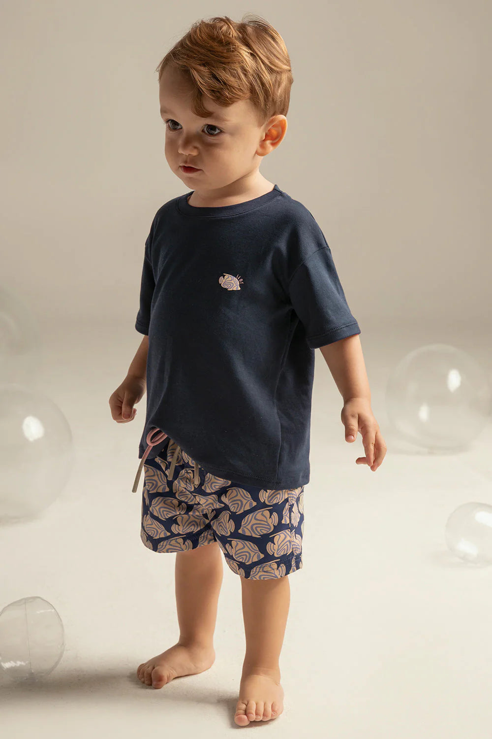 Kids Blue Reef Swim Trunks