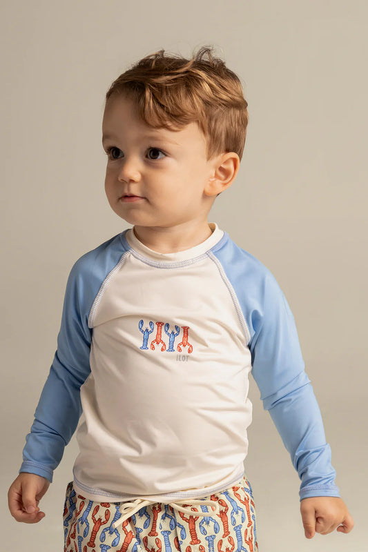 Kids Lobster Beach Rash Guard
