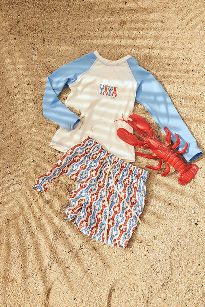 Boys Lobster Beach Rash Guard