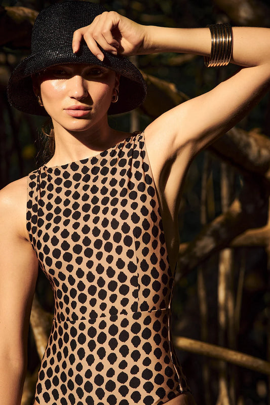 CLASSIC PRINTED ONE PIECE SWIMSUIT