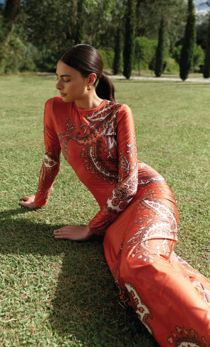 Budana Paisely Maxi Dress