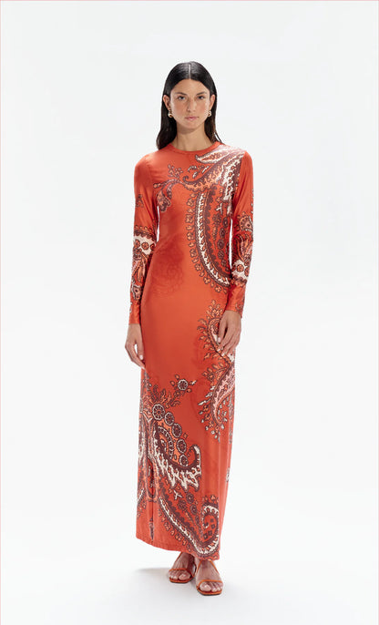 Budana Paisely Maxi Dress