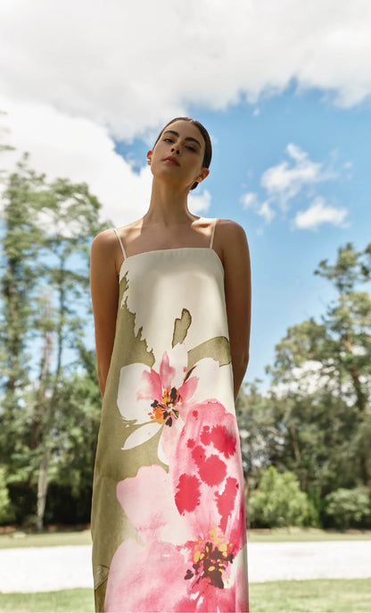 Java Tropical Maxi Dress