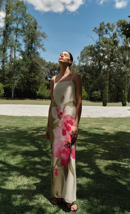 Java Tropical Maxi Dress