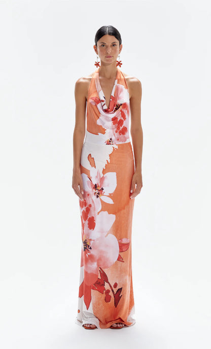 Moon Flower Maxi Dress