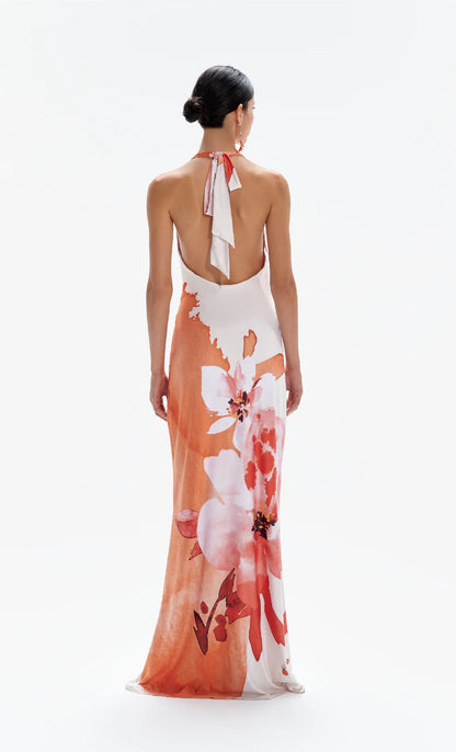 Moon Flower Maxi Dress