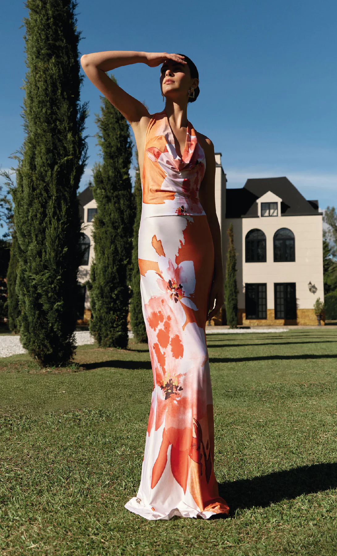 Moon Flower Maxi Dress