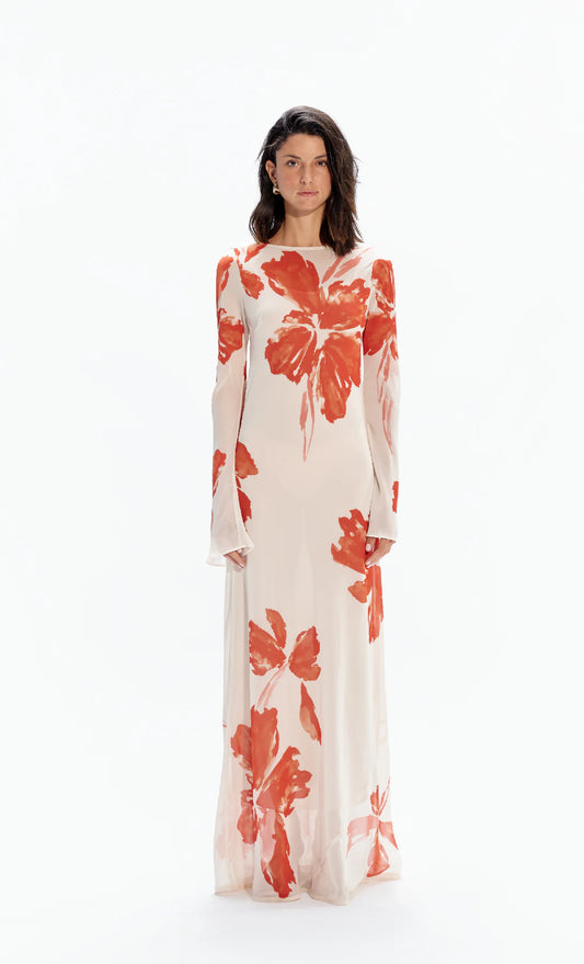Venomous Tropical Maxi Dress