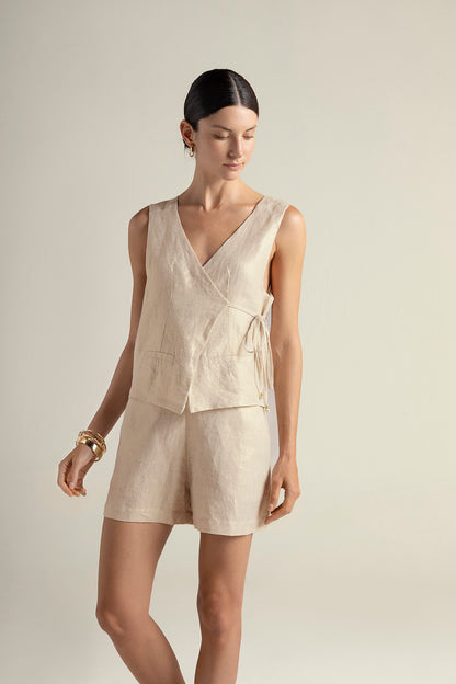 Linen Vest