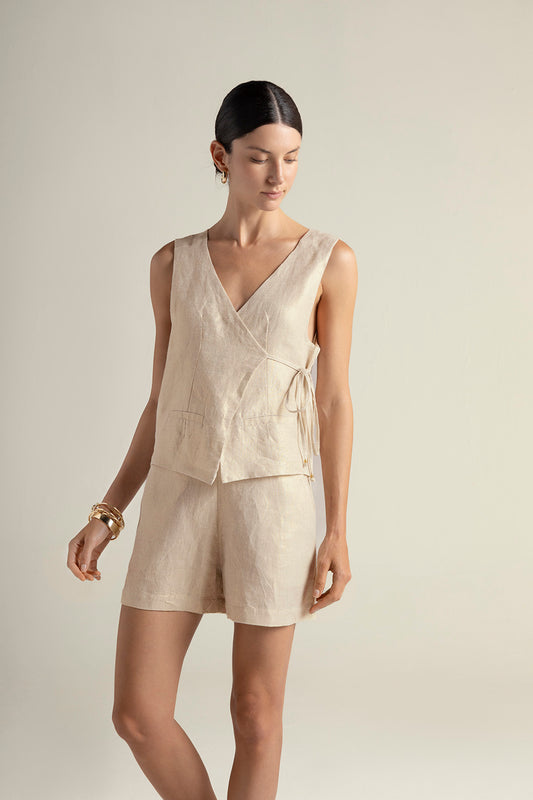 Linen Vest