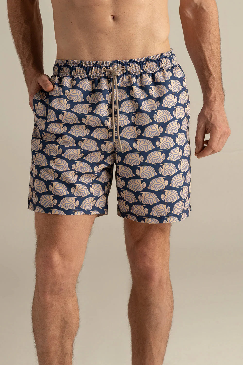 Mens Blue Reef Swim Trunks