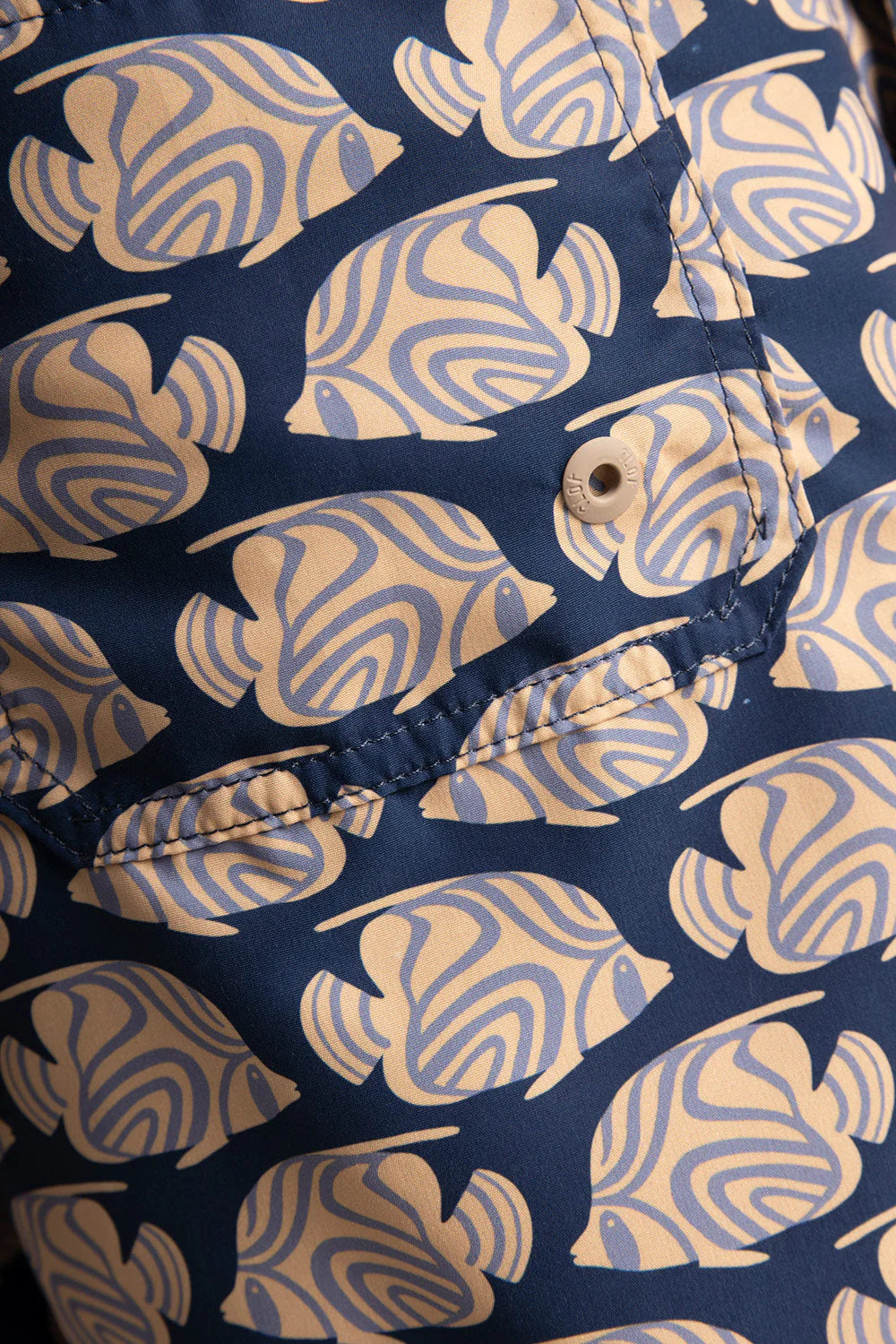 Mens Blue Reef Swim Trunks