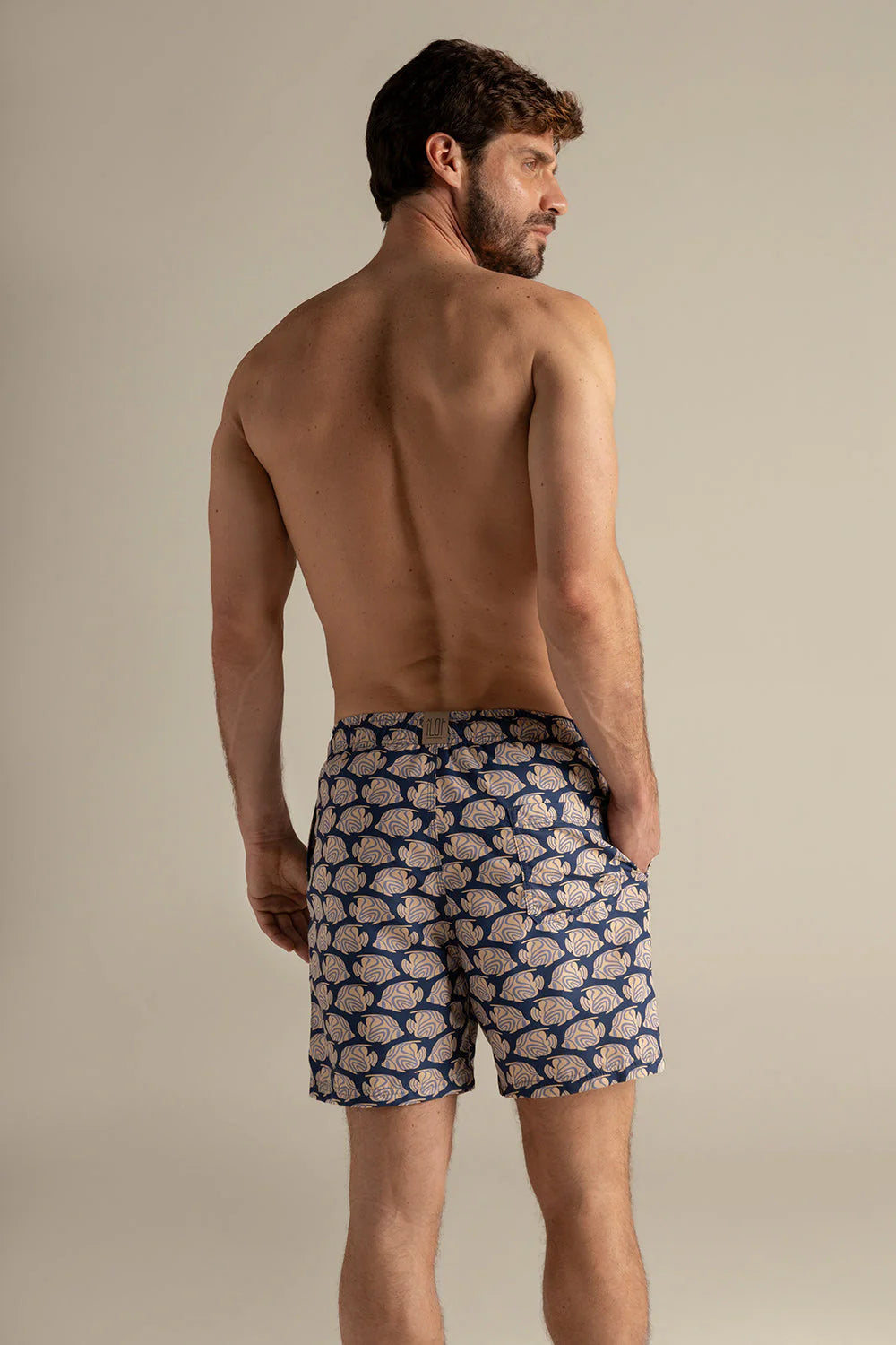 Mens Blue Reef Swim Trunks