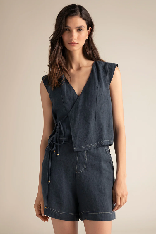 Linen Vest