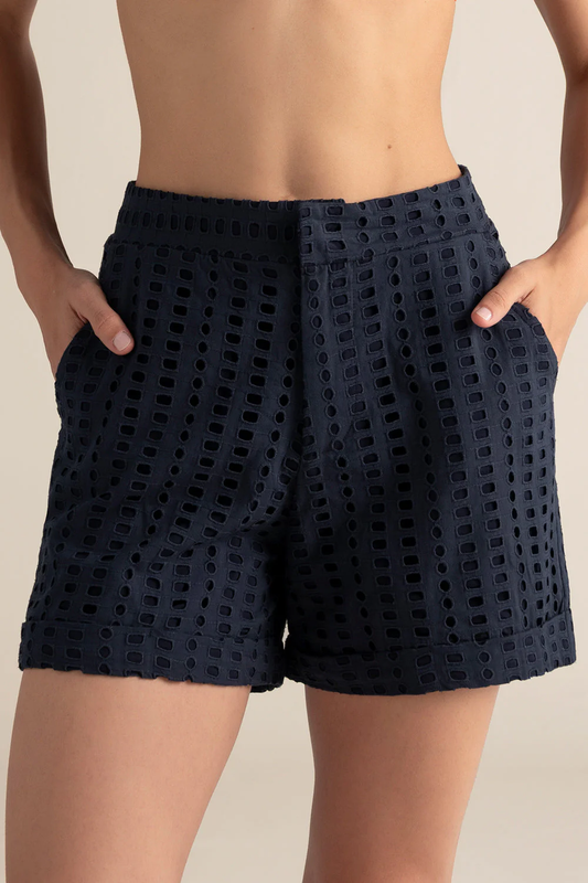 Navy blue short