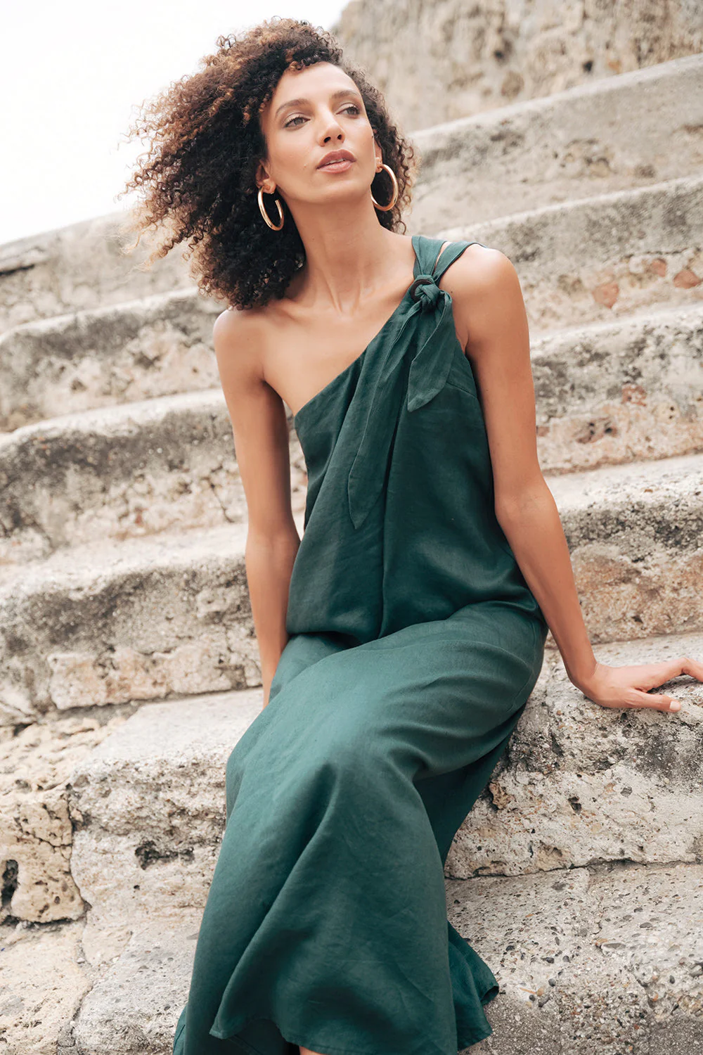 One shoulder dress