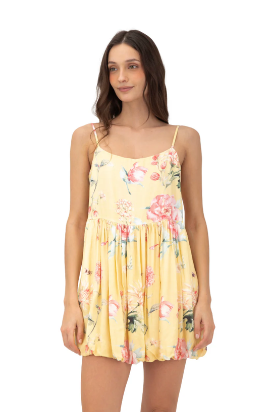 Yellow Floral Dress