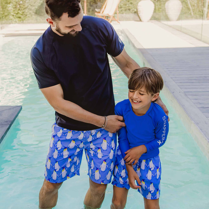 Penguin Patrol Swim Trunks